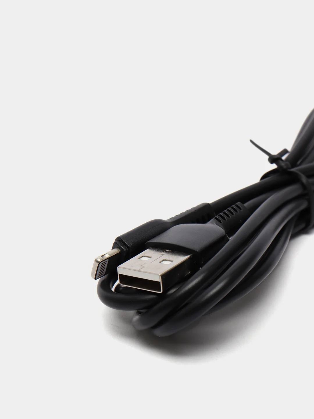 Черный кабель HOCO X20 Lightning для Apple iPhone