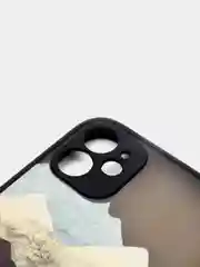 Фуксия чехол для айфон (iPhone) 11 / 12 / 13 Pro Max про макс пластиковый с принтом