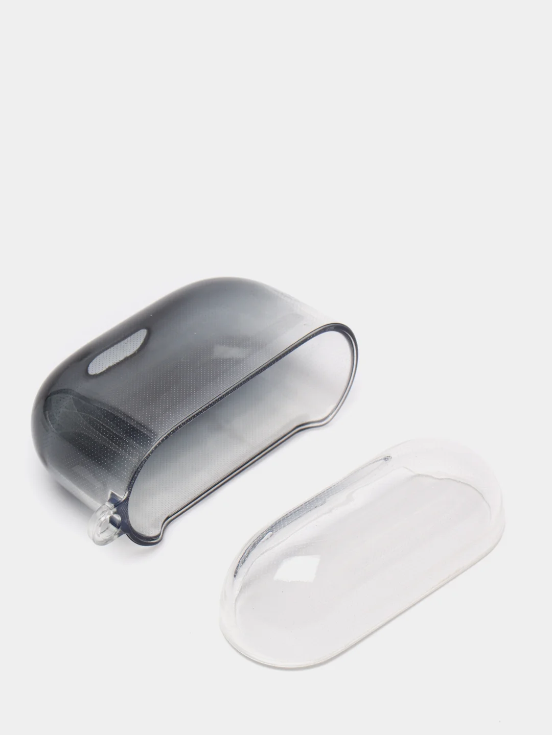 Черный силиконовый чехол для AirPods 3, 8 цветов, градиент, с креплением под карабин