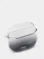 Черный силиконовый чехол для AirPods 3, 8 цветов, градиент, с креплением под карабин