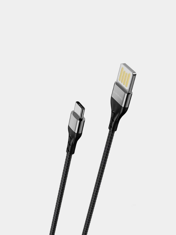 Кабель зарядный USB BOROFONE BU11 Tasteful, USB - Type-C, 3A, 1.2 м