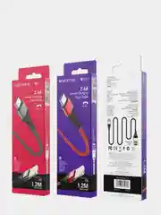 Кабель зарядный USB BOROFONE BU11 Tasteful, USB - Type-C, 3A, 1.2 м