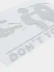 Шоколадный наклейки на авто "Не трогай мою машину"