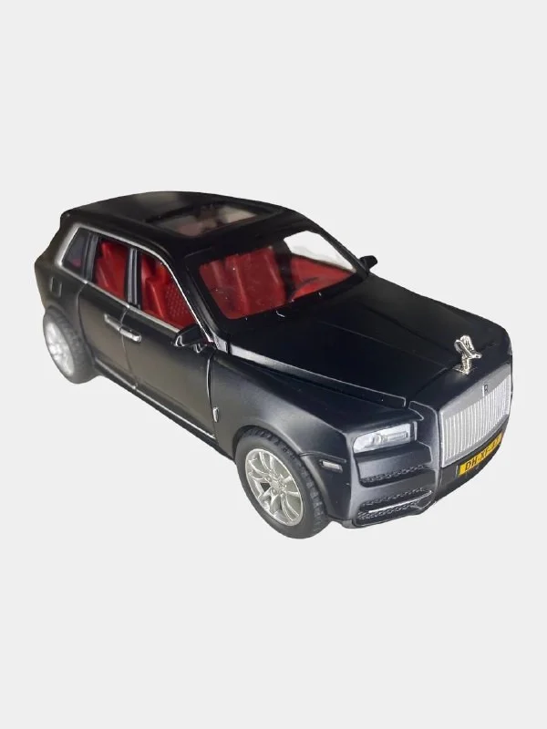 Черный металлическая модель машины Rolls-Royce CULLINAN
