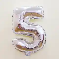 Серебряный шарик Цифра фольгированная "16" дюймов, Шар Цифра