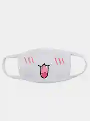 Белый маска смайлик, Neco Smile, Teeth Smile, Х/Б