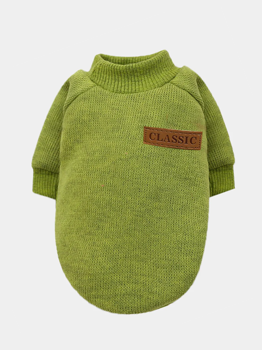 Зелёный хаки свитер Classic для собак и кошек 18 цветов