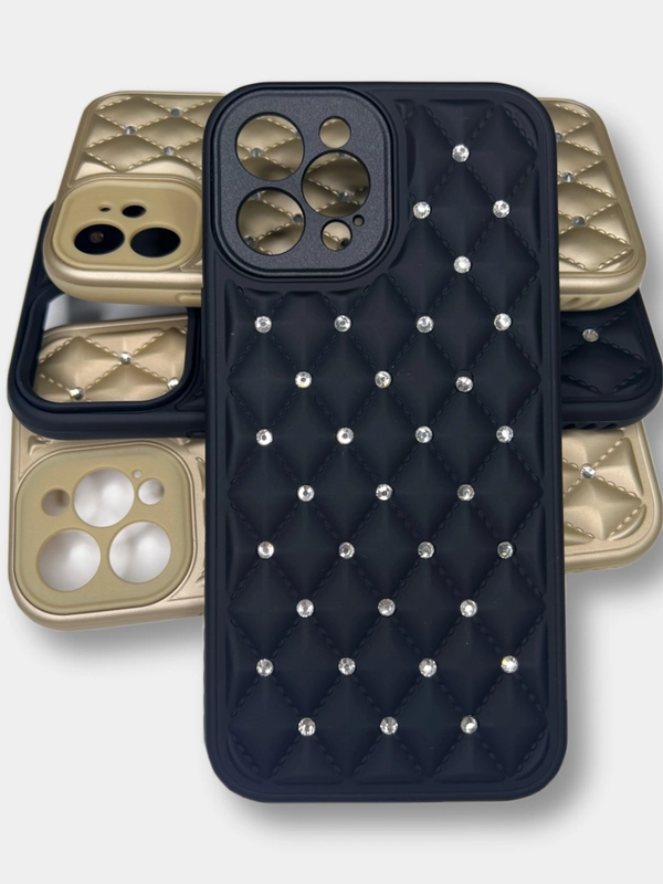 Чехол со стразами iPhone 13 Pro, 13 Pro Max, 11, 12, 12 Pro, 12 Pro Max