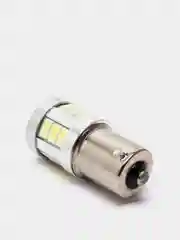 Автомобильная светодиодная лампа BAU15S 1156 (18SMD 5630) Би-полярная с линзой (1 шт.) (Э)
