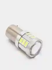 Автомобильная светодиодная лампа BAU15S 1156 (18SMD 5630) Би-полярная с линзой (1 шт.) (Э)