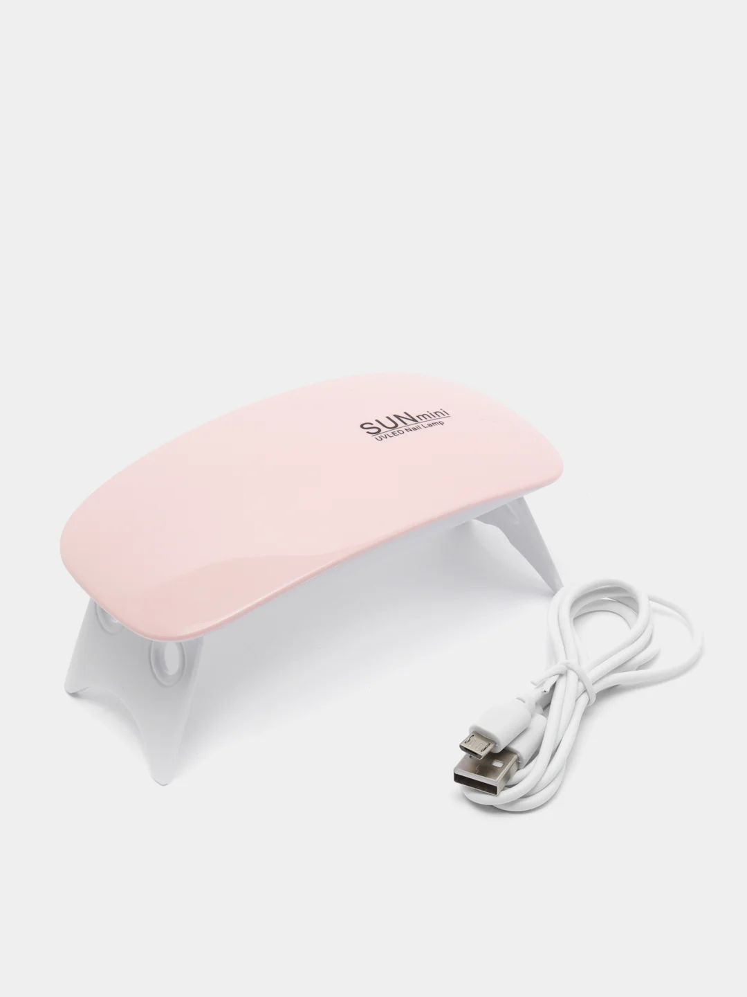 Розовый лампа SUN mini для маникюра, полимеризация гель лака, сушка ногтей гибридная ультрафиолет