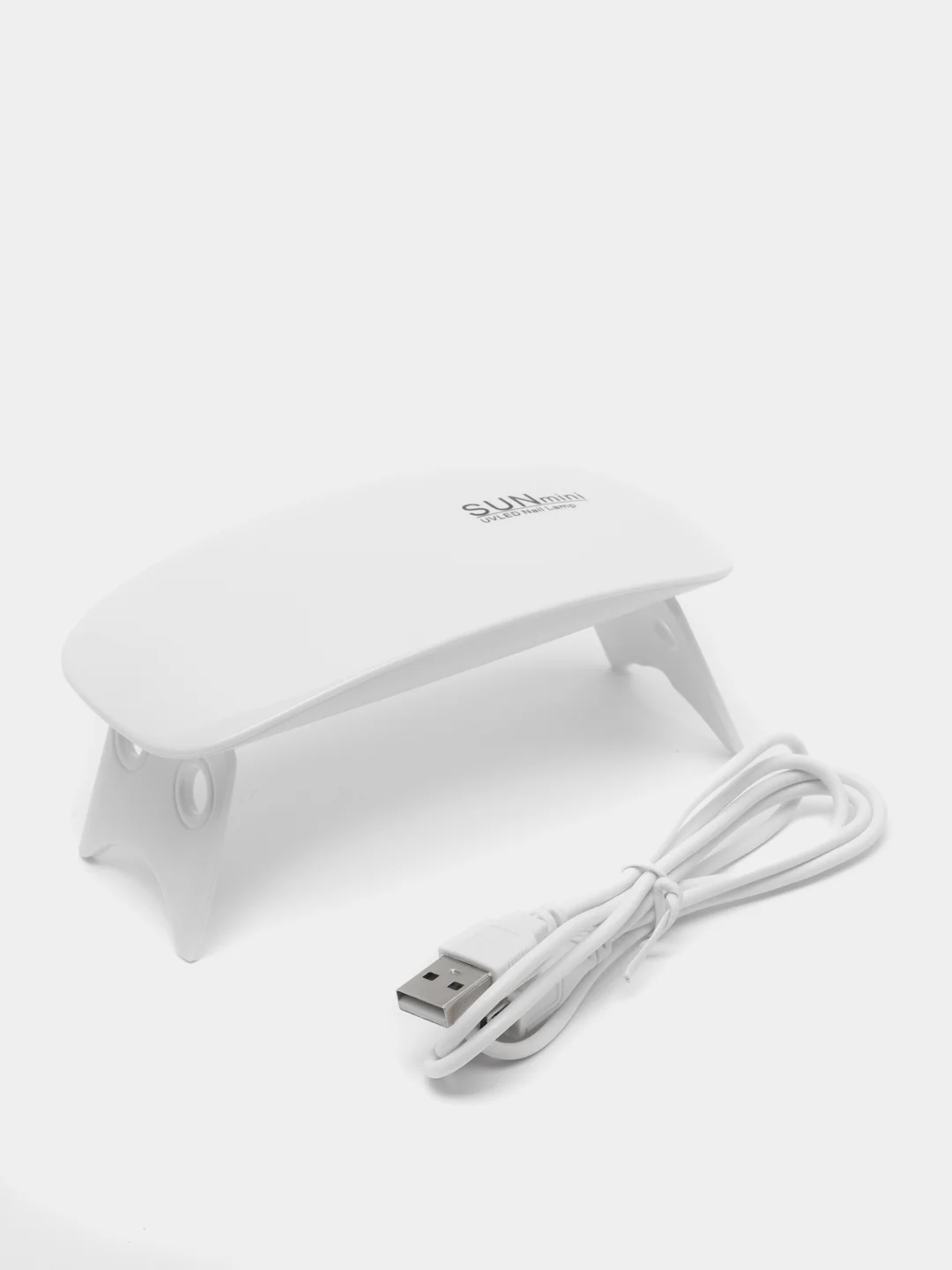 Белый лампа SUN mini для маникюра, полимеризация гель лака, сушка ногтей гибридная ультрафиолет