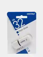 Белый флешка SmartBuy Paean 32GB / 64GB USB flash drive 2.0