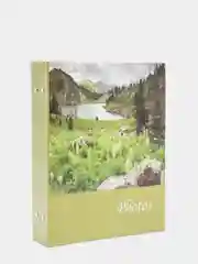 Лесной зеленый фотоальбом "Микс", на 200 фото, 10 х 15, твёрдая обложка