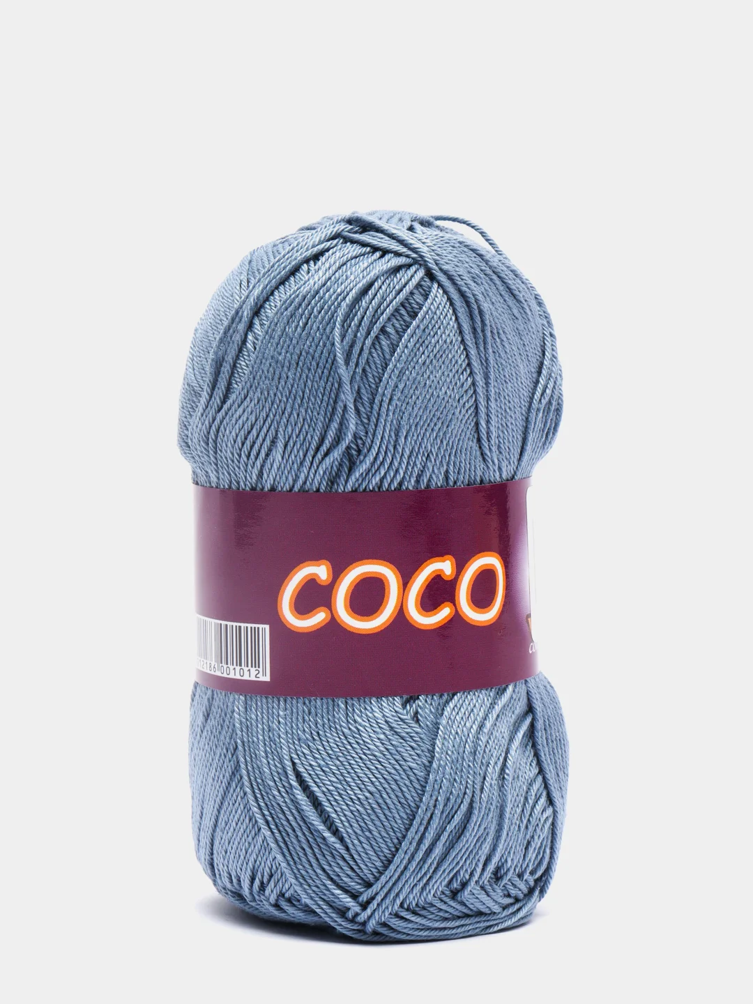 Синий меланж пряжа Vita Cotton Coco 100% Мерсеризованный хлопок 50г 240м