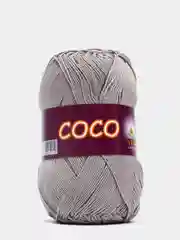 Серый пряжа Vita Cotton Coco 100% Мерсеризованный хлопок 50г 240м