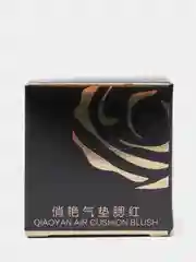 Розовый румяна со спонжем - Qiaoyan