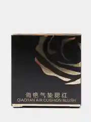 Светло-бежевый румяна со спонжем - Qiaoyan