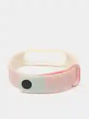 Бирюзовый ремешок для Xiaomi Mi Band 5, Mi Band 6  с рисунками
