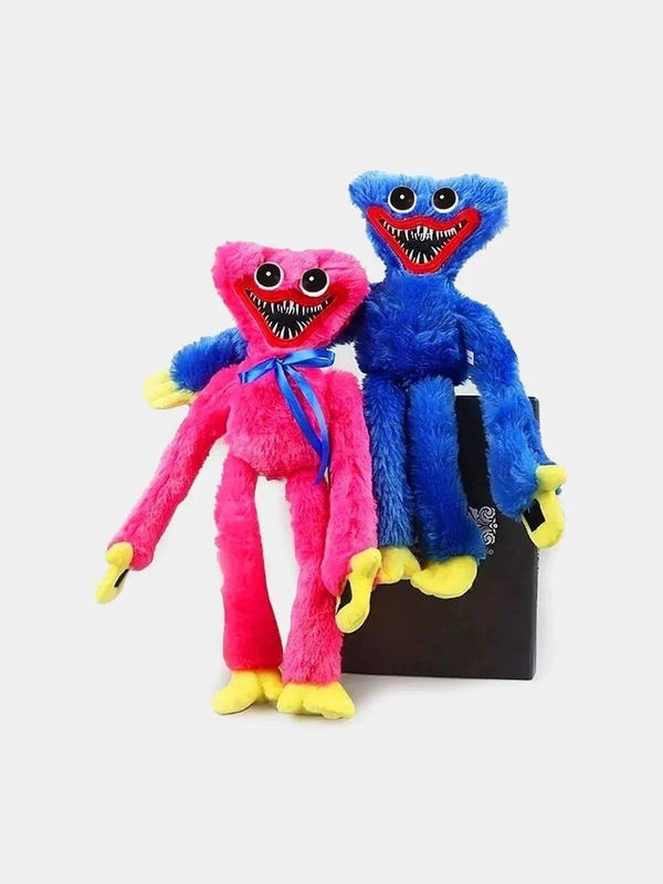 Игрушка мягкая "Хаги Ваги" синяя Хагги Вагги, 40 см