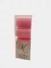 Розовый бигуди липучки, 4 штуки