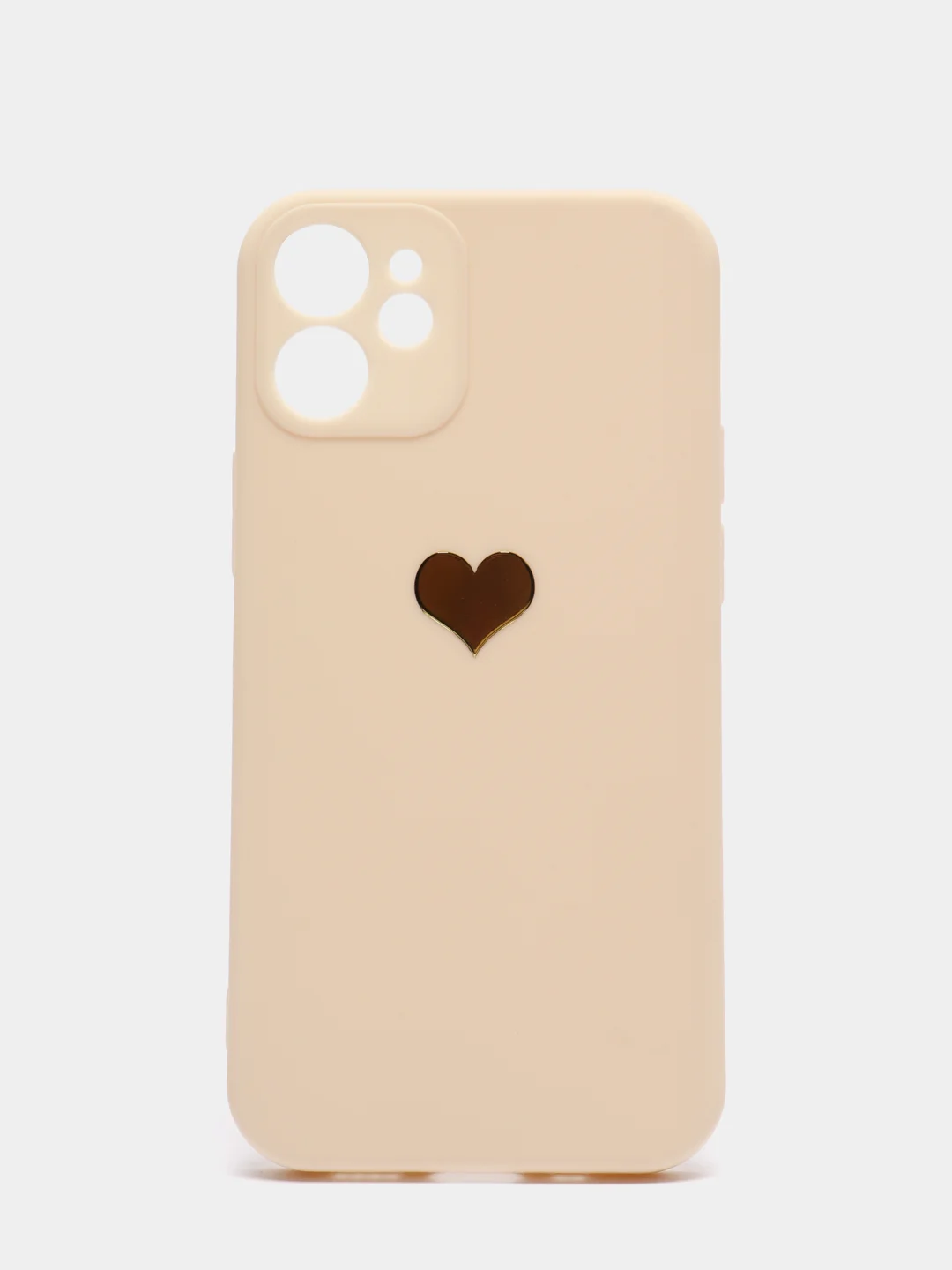 Кремовый чехол для iPhone 12/12 mini/13/13mini/13Pro