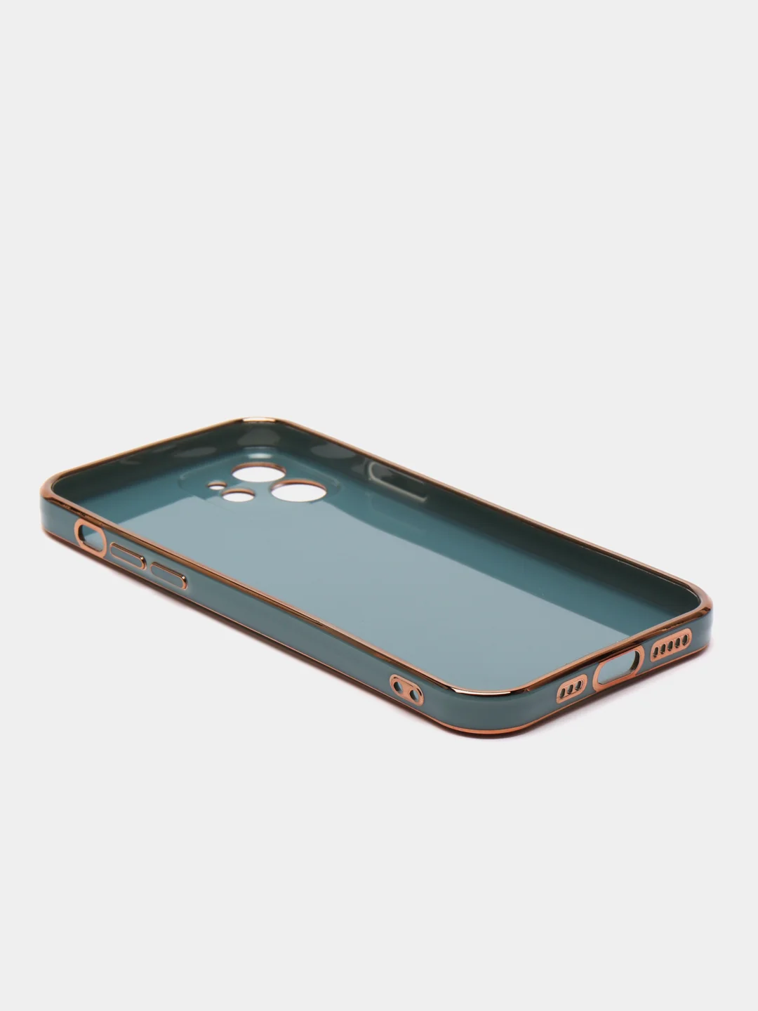 Золотистый хаки чехол для iPhone 12/12 mini/13/13mini/13Pro