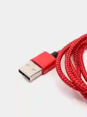 Белый магнитный кабель microUSB, type-C, Lightning