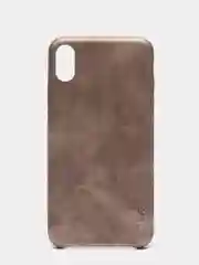 Золотой чехол кожаный из эко кожи для iPhone XS Max X-level Vintage