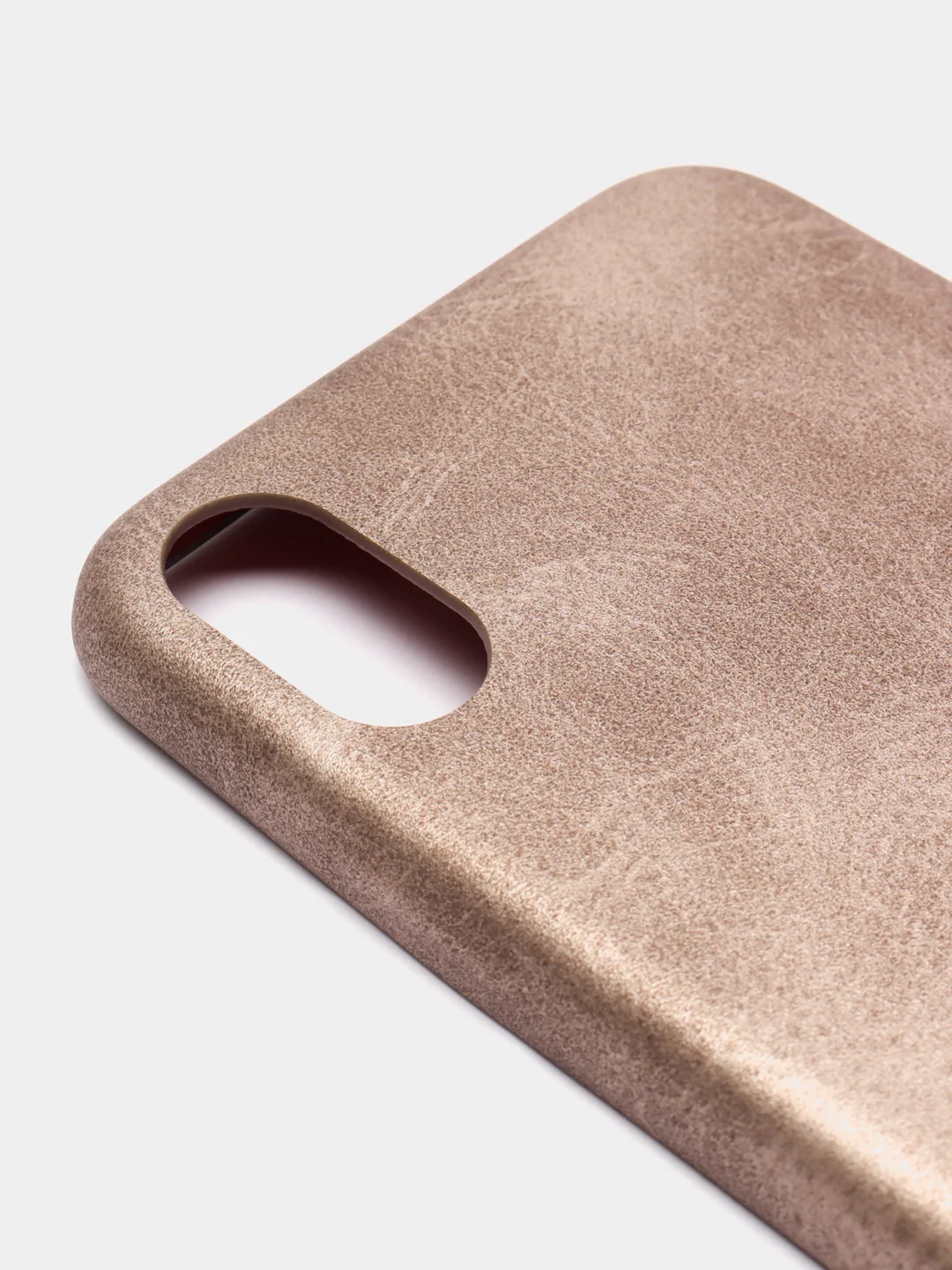 Золотой чехол кожаный из эко кожи для iPhone XS Max X-level Vintage