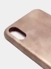 Золотой чехол кожаный из эко кожи для iPhone XS Max X-level Vintage