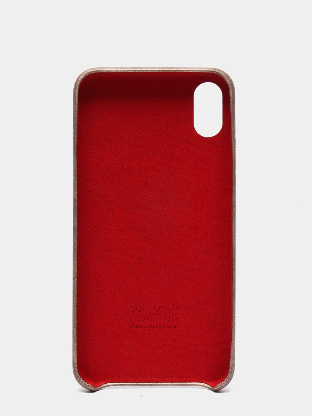 Золотой чехол кожаный из эко кожи для iPhone XS Max X-level Vintage