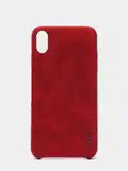 Красный чехол кожаный из эко кожи для iPhone XS Max X-level Vintage