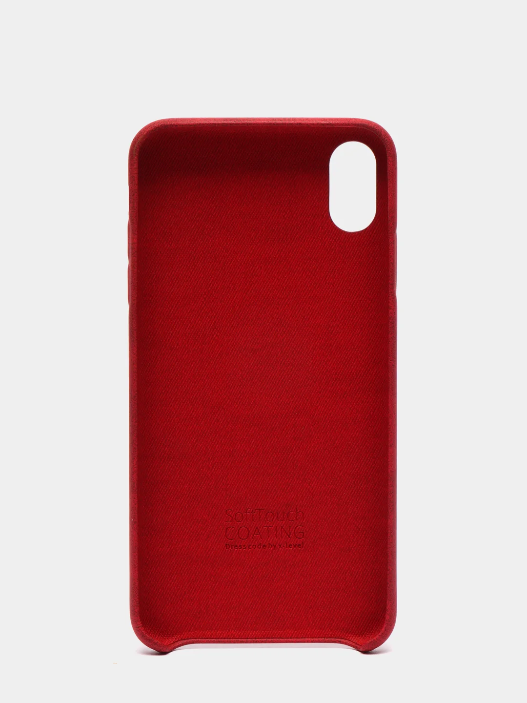 Красный чехол кожаный из эко кожи для iPhone XS Max X-level Vintage