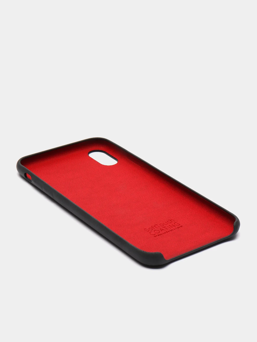 Черный чехол кожаный из эко кожи для iPhone XS Max X-level Vintage