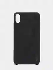 Черный чехол кожаный из эко кожи для iPhone XS Max X-level Vintage