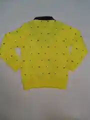 Поло на мальчика с длинным рукавом, желтый