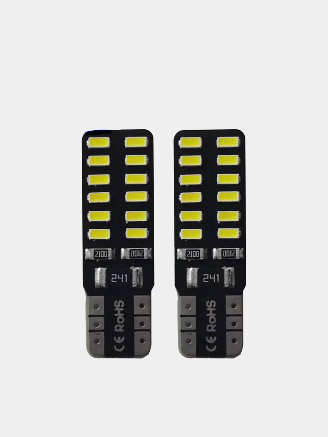 Белый светодиодные Габаритные LED лампы W5W T10 диоды Лампочки габариты/огонь/салон/подсветка
