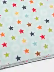 Ткань фланелевая со звездами, 110 см x 45 см
