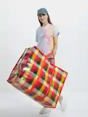 Красный сумка багажная "Оксфорд 2"