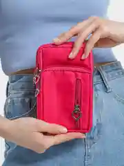 Фуксия сумка для телефона, ключей, кошелька