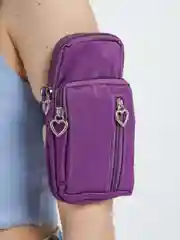 Фиолетовый сумка для телефона, ключей, кошелька