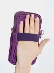 Фиолетовый сумка для телефона, ключей, кошелька