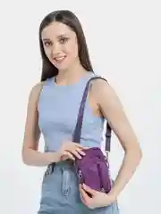 Фиолетовый сумка для телефона, ключей, кошелька