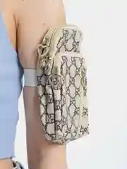 Бежевый сумка для телефона, ключей, кошелька