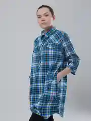 Лазурный туника женская