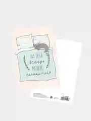 Открытка "На тебя всегда можно положиться" кровать, 10 х 15 см