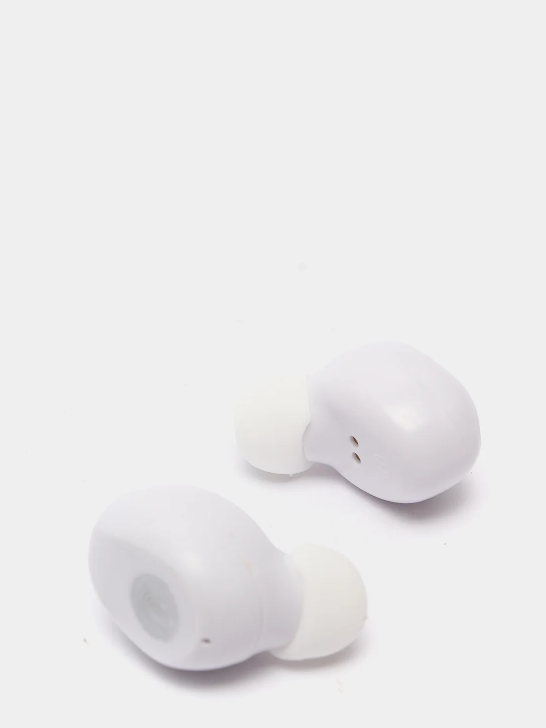 Белый беспроводные наушники F9 Bluetooth 5,0 с LED дисплеем / Блютуз