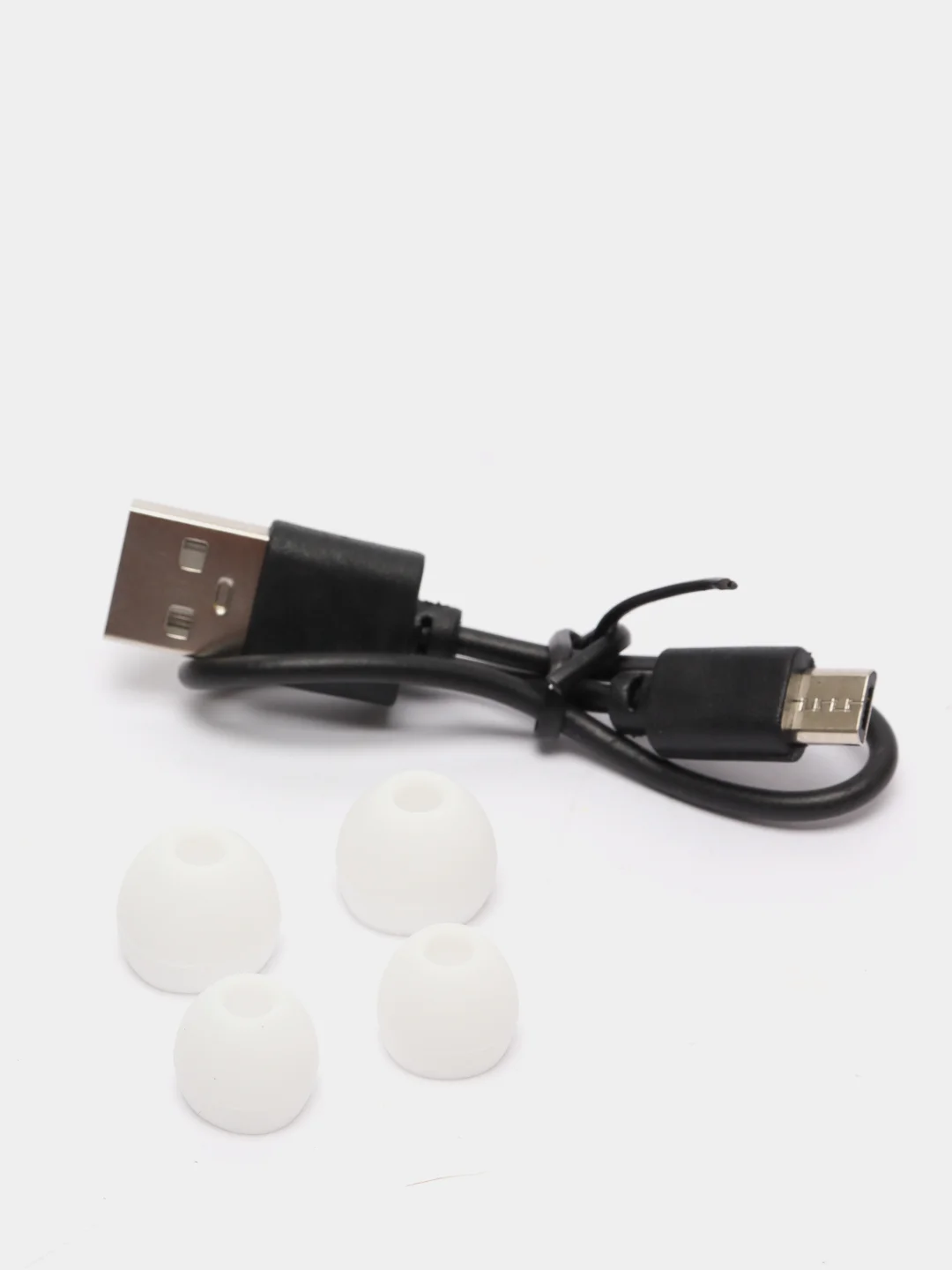 Белый беспроводные наушники F9 Bluetooth 5,0 с LED дисплеем / Блютуз