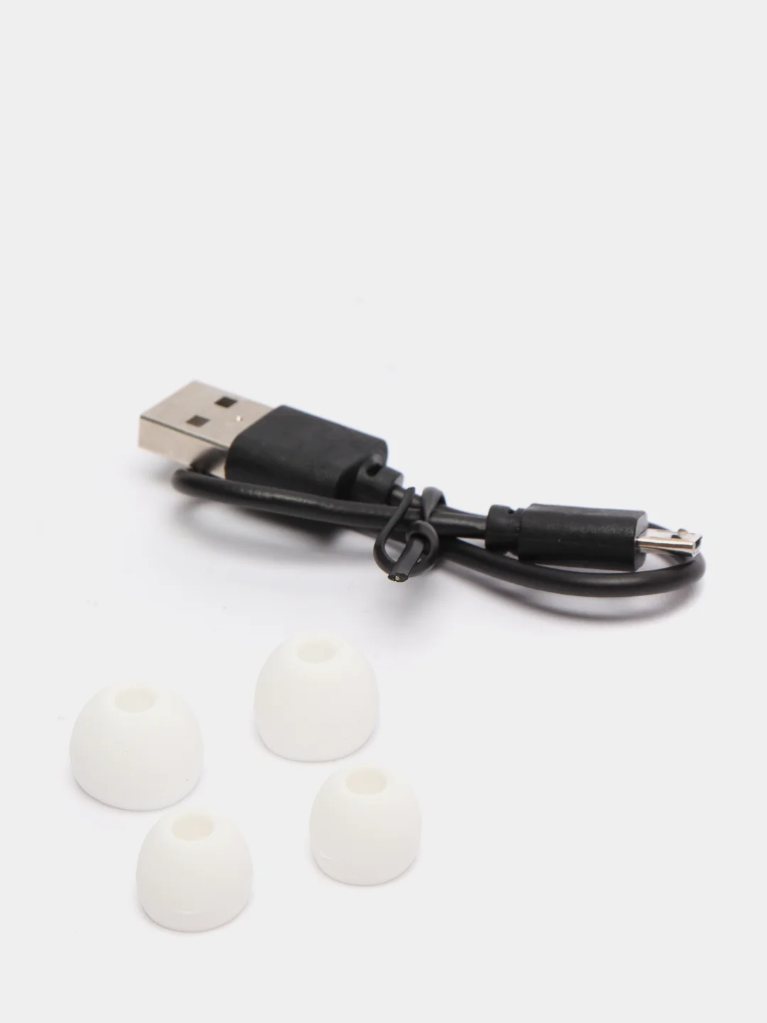 Белый беспроводные Bluetooth наушники с микрофоном и внешним аккумулятором TWS BTH-F9-5